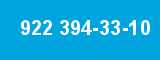 922 394-33-10